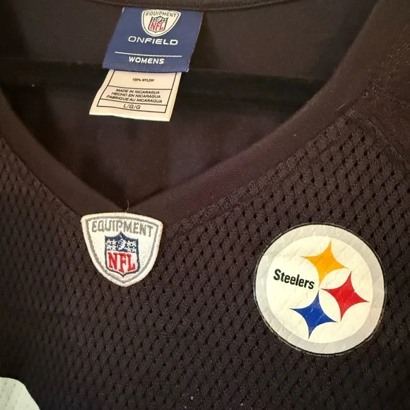 NFL Steelers Black Jersey with Team Logo - Picture 5 of 7